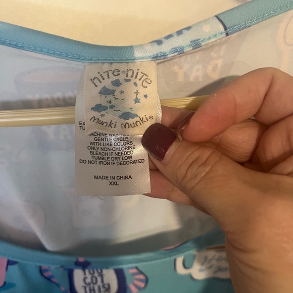 Munki Munki long sleeve & tee Pajamas.MM is well known for its softness! Sz XXL - Picture 4 of 4